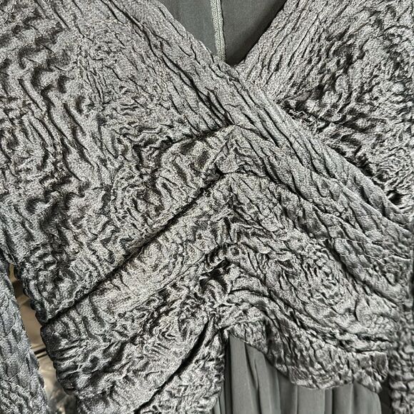 Chanel Vintage Silk Chiffon Camilla Pleated Maxi Evening Gown - Picture 6 of 15